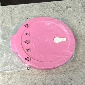 Tupperware Pink container with dividers